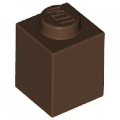 brown brick 1 x 1