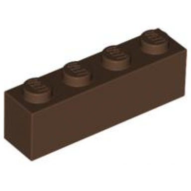 brown brick 1 x 4