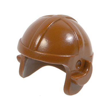 brown minifigure headgear cap aviator