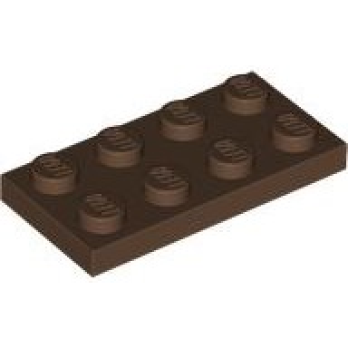 brown plate 2 x 4