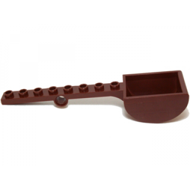 brown plate modified 1 x 8 with pin hole and bucket catapult