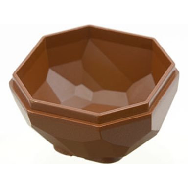 brown rock 4 x 4 octagonal boulder bottom