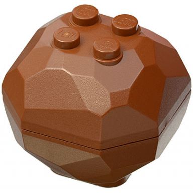 brown rock 4 x 4 octagonal boulder 30293 30294