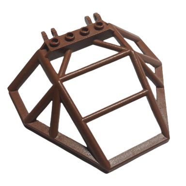brown windscreen 10 x 14 x 2 2 3 roll cage