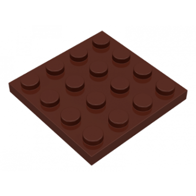 brown plate 4 x 4