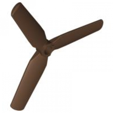 brown propeller 3 blade 9 diameter