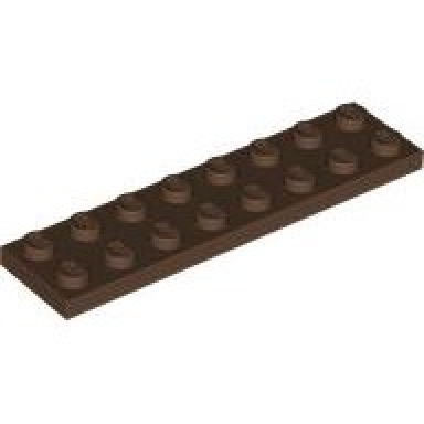 brown plate 2 x 8