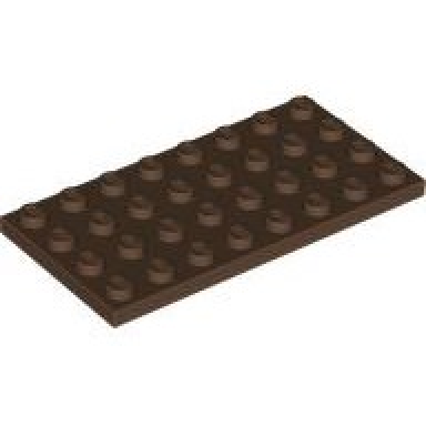 brown plate 4 x 8