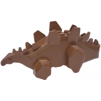 brown dinosaur body stegosaurus