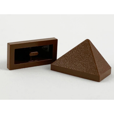 brown slope 45 2 x 1 triple with inside bar