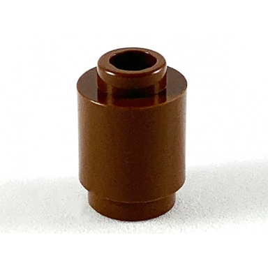 brown brick round 1 x 1