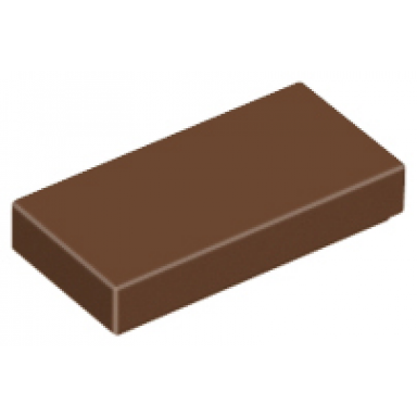 brown tile 1 x 2