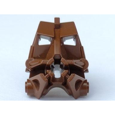 brown bionicle head connector block 3 x 4 x 1 2 3