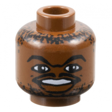 brown minifigure head nba jerry stackhouse pattern