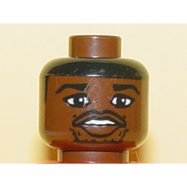 brown minifigure head nba jalen rose pattern