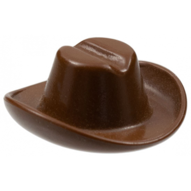 brown minifigure headgear hat cowboy