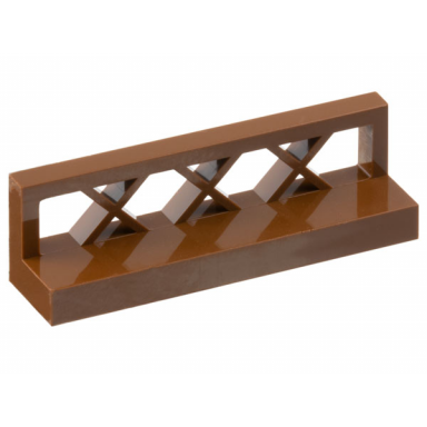 brown fence 1 x 4 x 1 lattice