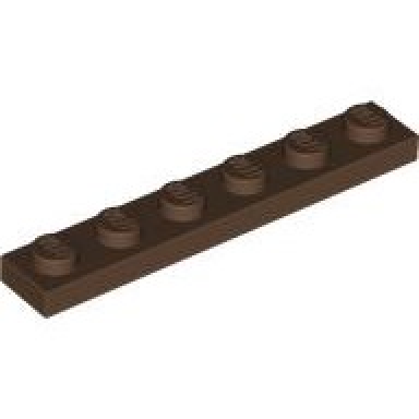 brown plate 1 x 6