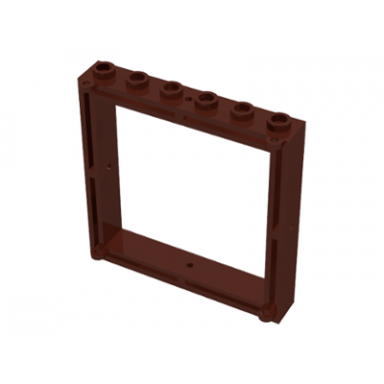 brown window 1 x 6 x 5