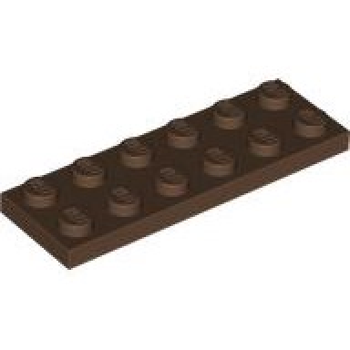 brown plate 2 x 6