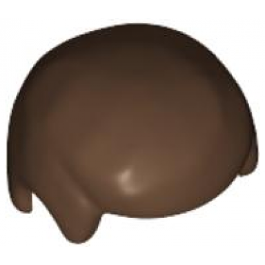 brown minifigure hair male smooth