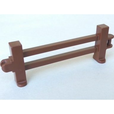 brown duplo fence 1 x 5 x 1 1 2 interlocking