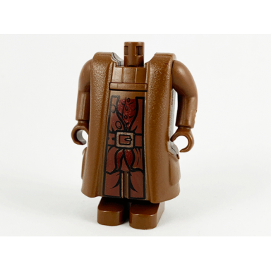 brown body giant hp hagrid shirt and belt pattern - with arms and hands