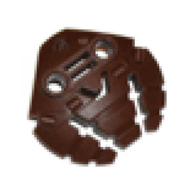 brown bionicle weapon 5 x 5 shield with triple blasters
