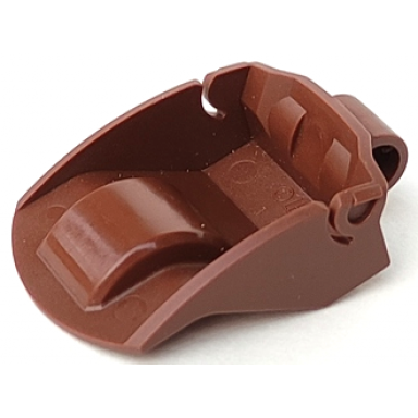 brown bionicle krana holder 3 x 4 scoop bucket with axle hole