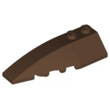 brown wedge 6 x 2 left