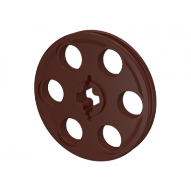 brown technic wedge belt wheel pulley