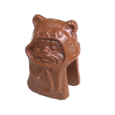 minifigure head modified sw ewok plain