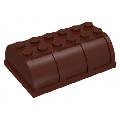 brown container trunk lid 4 x 6 x 1 2 3