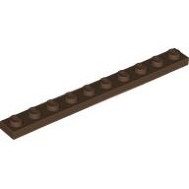 brown plate 1 x 10