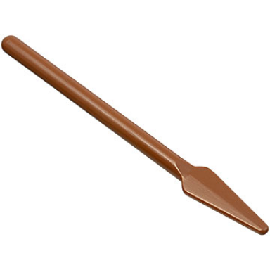 brown minifigure weapon pike spear - handle with round end