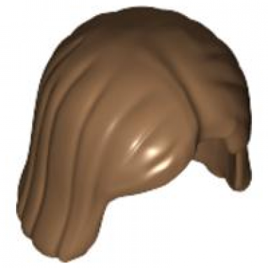 brown minifigure hair female