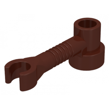 brown bar 1 x 3 with clip and stud holder robot arm