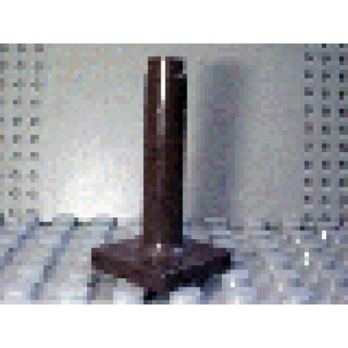 brown duplo support sign post tall