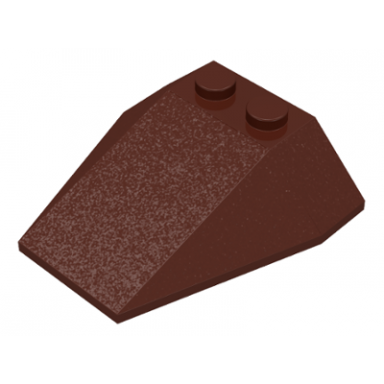 brown wedge 4 x 4 triple without stud notches