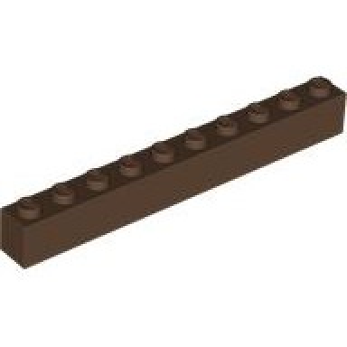 brown brick 1 x 10