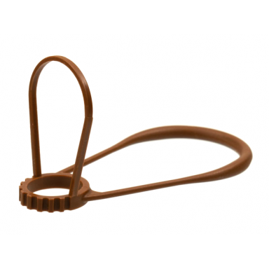 brown belville horse bridle - hard plastic