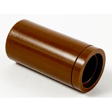 brown technic pin connector round 2l without slot pin joiner round