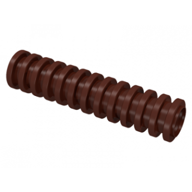 brown hose ribbed 7mm d 4l 3.2cm