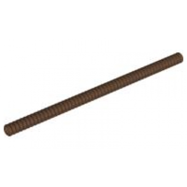 brown hose ribbed 7mm d 18l 14.4cm