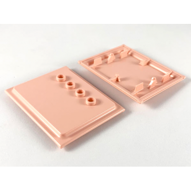 light salmon scala wall panel 5 x 6 with four studs