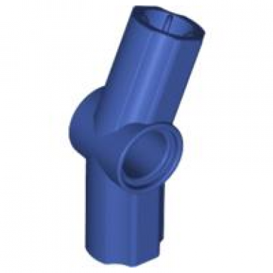 violet technic axle and pin connector angled 3 - 157.5 degrees