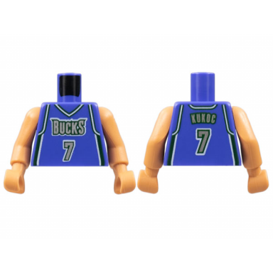 torso nba milwaukee bucks 7 kukoc pattern nougat nba arms