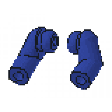 violet arm matching left and right pair