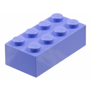 medium violet brick 2 x 4