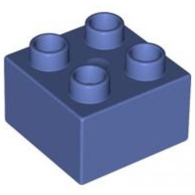 medium violet duplo brick 2 x 2